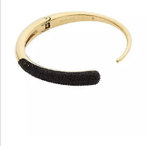 Michael Kors Black Pave’ Gold-Tone Bracelet - Picture 3 of 6
